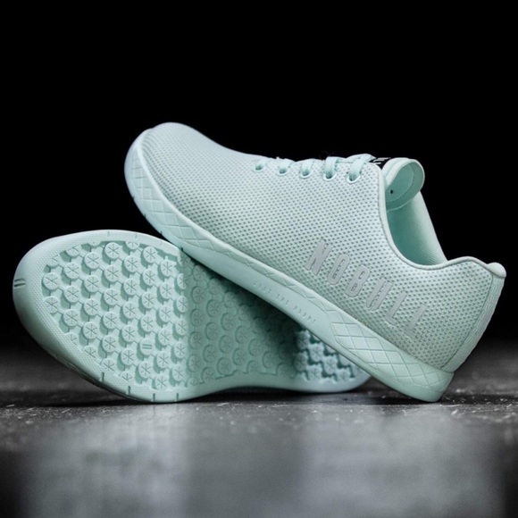 NOBULL Shoes - Nobull Blue Glass Trainers Tennis Shoes Mint Green